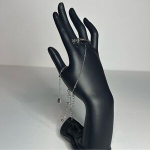NWT 3 Ankle Bracelet Silver Bundle three piece set Bridal, summer, vacation